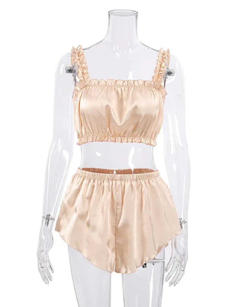 Strappy Spaghetti Two Piece Set