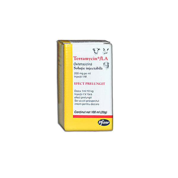 Terramycin la 20% 100ml terramicina per bovini, ovini, caprini, suini