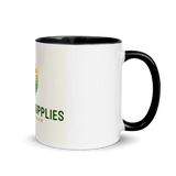 White Ceramic Mug with Color Inside