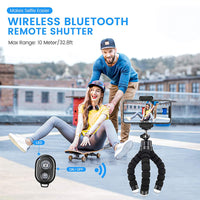 Remote Control Flexible Mobile Phone Holder Tripod Octopus Bracket for Cell Phone and Camera Selfie Stand_10
