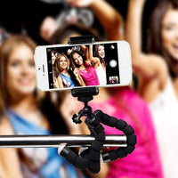 Remote Control Flexible Mobile Phone Holder Tripod Octopus Bracket for Cell Phone and Camera Selfie Stand_14