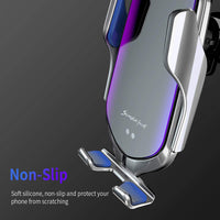 Infrared Sensor Wireless Car Charger for QI Devices and Car Phone Holder Air Vent Clip Type_7