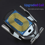 Infrared Sensor Wireless Car Charger for QI Devices and Car Phone Holder Air Vent Clip Type_8