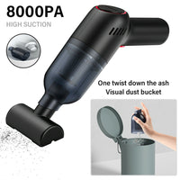 Portable Wireless Mini Car Vacuum Cleaner with Strong Suction (USB Power Supply)_12