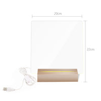 Luminous LED Acrylic Writing Note Board-USB Plugged-in_4