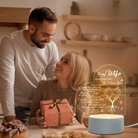 Love Expressing Acrylic Night Light Ideal Gift for Wife - USB Plugged In_11