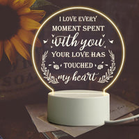 Love Expressing Acrylic Night Light Ideal Gift for Wife - USB Plugged In_6