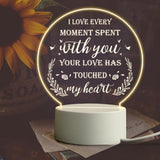 Love Expressing Acrylic Night Light Ideal Gift for Wife - USB Plugged In_6