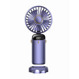 Portable Digital Display Foldable Aromatherapy Fan - USB Rechargeable_6