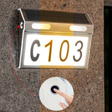 Solar Powered Motion Sensor LED Home Number Outdoor Indicator_5
