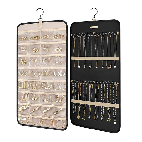 Hook Type Hanging Anti-Tangle Necklace Jewelry Organizer_0