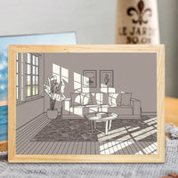 LED Light Painting Modern Decorative Night Light USB Plugged- in_7