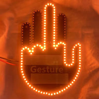Finger Gesture Vehicle Light For Road Hand Signal with Remote Control- Battery Operated_5