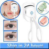 Candy Colored Electric Heated Eyelash Curler Comb